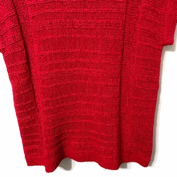 CUPIO Soft Textured Knit Sweater Short Sleeves, LG - Picture 3 of 15